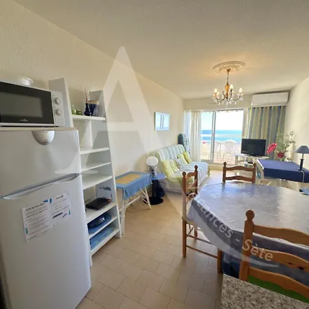 T2 1ere Ligne Mer, Pkg, Wi-fi, Direct Plages Sete