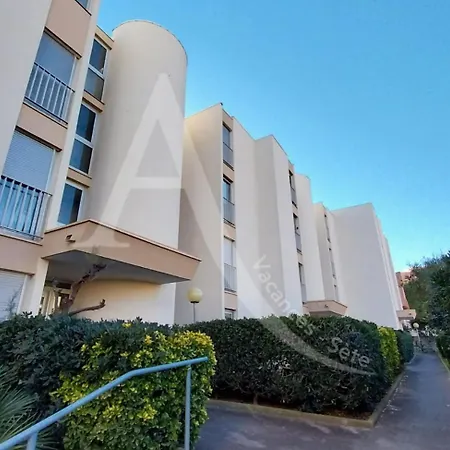T2 1ere Ligne Mer, Pkg, Wi-fi, Direct Plages Apartment Sete